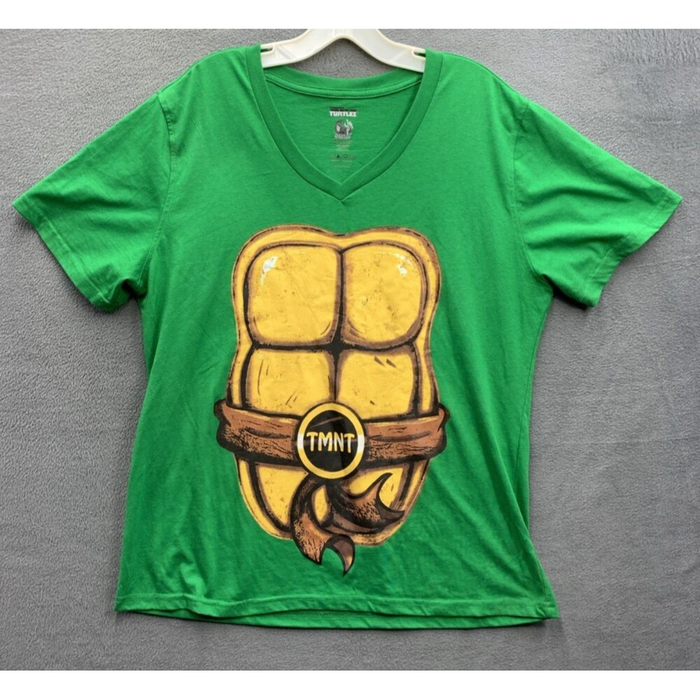 Spirit Adult Halloween Teenage Mutant Ninja Turtles TMNT V-Neck T Shirt Size XXL